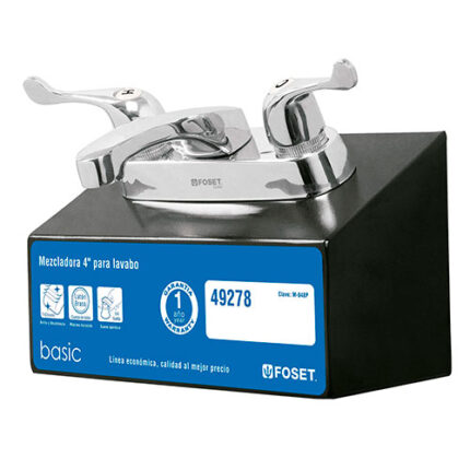 4" Bathroom Faucet, Short Spout Display