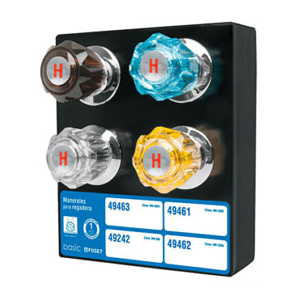 *** Shower Acrylic Handle Sets                         Special Order Item (Extended Lead Time 35-50 Days)