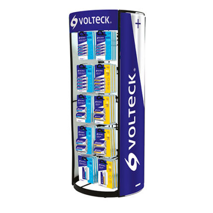 *** Display Rack With Batteries Volteck 1                         Special Order Item (Extended Lead Time 35-50 Days)
