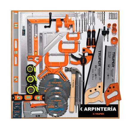 Carpentry Tools Display, 30"X30" 1 Rack
