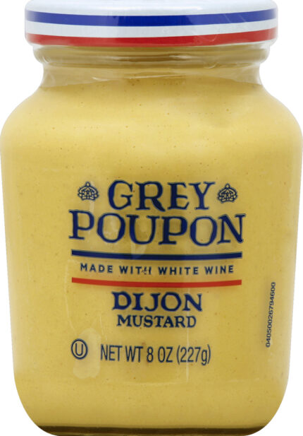 Grey Poupon, Dijon Mustard Made With White Wine, Case Of 12, 8 Oz