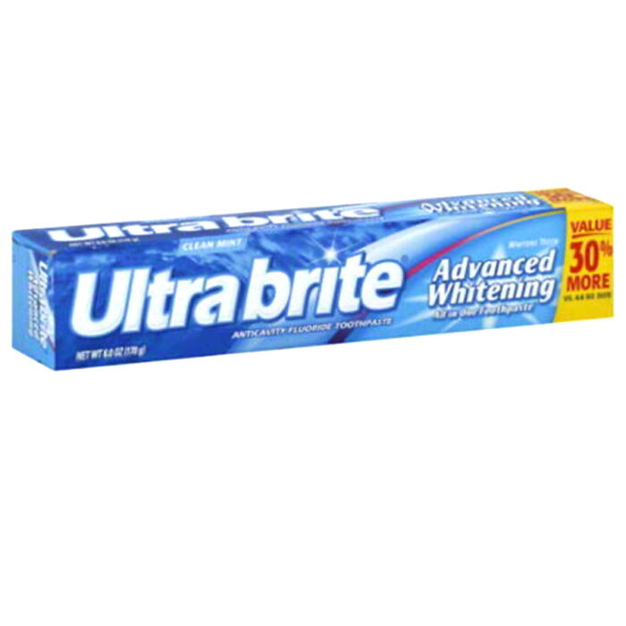 Ultra Brite Toothpaste 6 Oz Advanced Whitening Clean Mint - Image 1