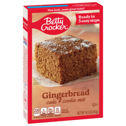Betty Crocker, Gingerbread Cake And Cookie Mix, Case Of 12, 14.5 Oz