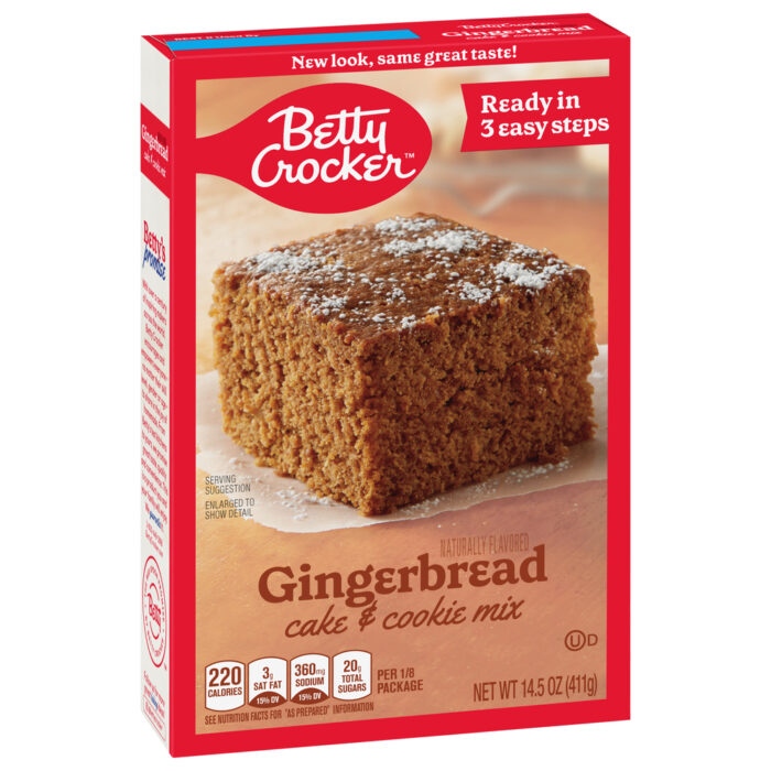 Betty Crocker, Gingerbread Cake And Cookie Mix, Case Of 12, 14.5 Oz - Image 1