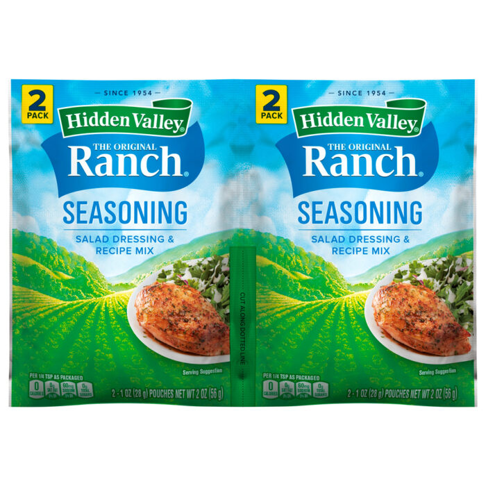 Hidden Valley, The Original Ranch Seasoning Salad Dressing & Recipe Mix 2 Pouches, Case Of 24, 2 Oz - Image 1