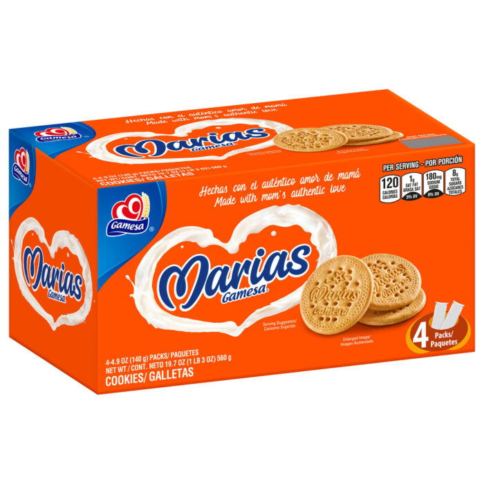 Gamesa, Maria'S Vanilla Cookies Paper Box, Case Of 12, 19.7 Oz - Image 1