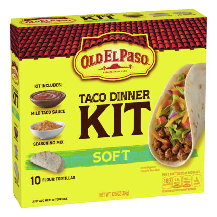 Old El Paso, Soft Taco Dinner Kit, Case Of 12, 12.5 Oz