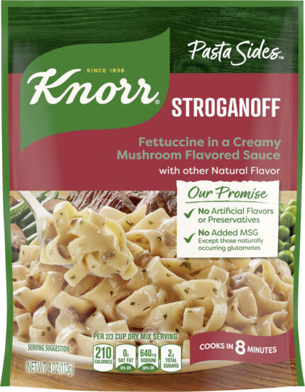 Knorr, Stroganoff Pasta Sides, Case Of 8, 4 Oz