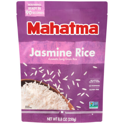 Mahatma, Jasmine Rice Pouch, Case Of 6, 8.8 Oz