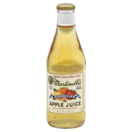 Martinelli'S, Sparkling Apple Juice, Case Of 12, 10 Oz