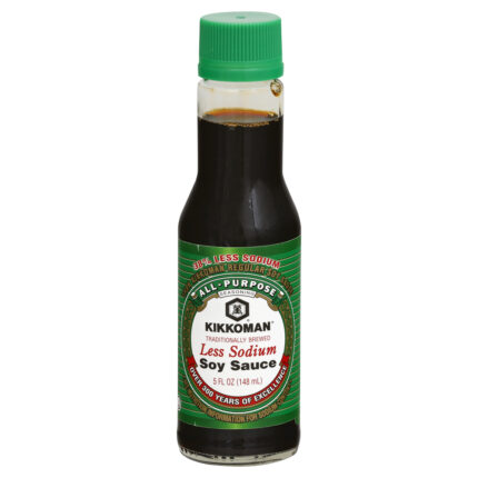 Kikkoman, Less Sodium Soy Sauce, Case Of 12, 5 Oz