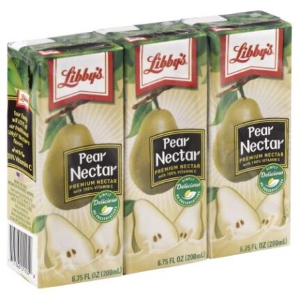 Libby'S, Pear Nectar, Case Of 9, 3 Pk