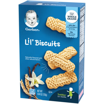 Gerber, For 10+ Months Lil' Biscuits, Case Of 8, 4.4 Oz
