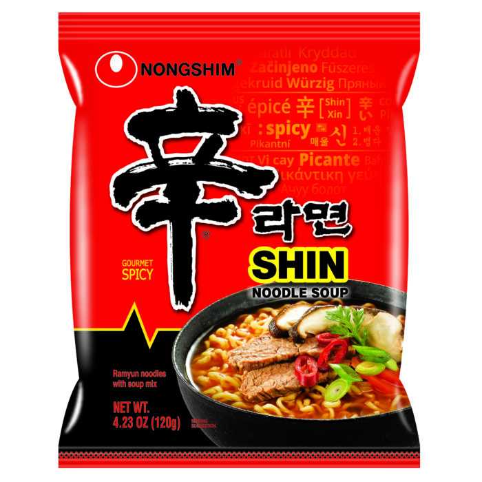 Nongsh Noodle,Shin Ramyun 4.2 Oz - Image 1