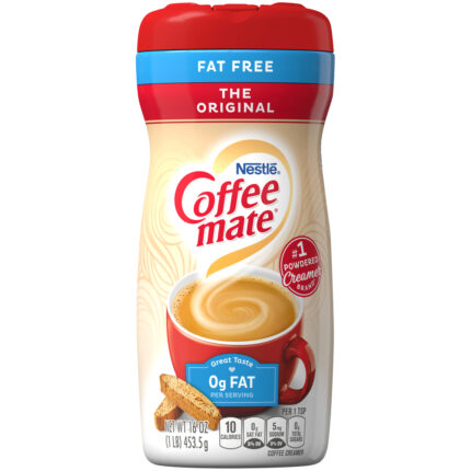 Nestle, Coffee Mate The Original Powder Coffee Creamer Canister, Case Of 12, 16 Oz.