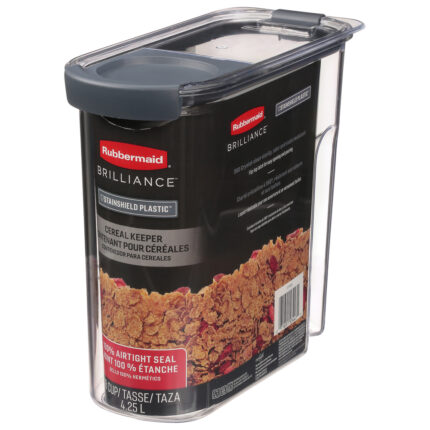 Rubbermaid, Brilliance 18 Cup Cereal Keeper, Case Of 2, 1 Ct