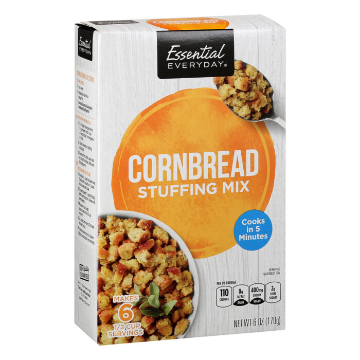 Essential Everyday, Cornbread Stuffing Mix, Case Of 12, 6 Oz - Image 1