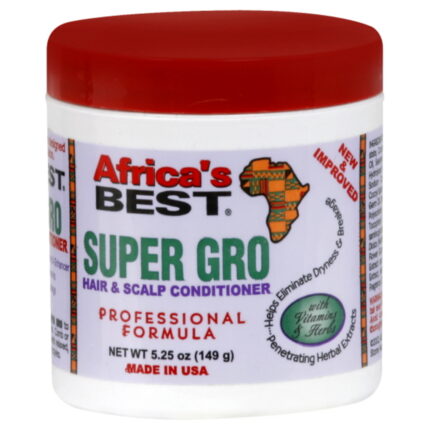 Africa'S Best, Super Gro Hair And Scalp Conditioner Professional Formula, Case Of 12, 5.25 Oz