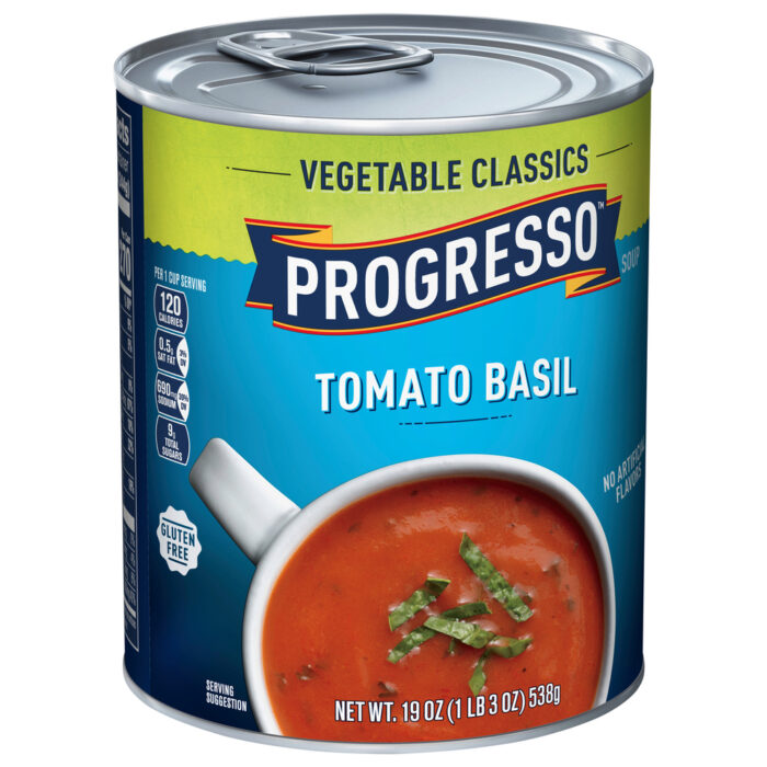 Progresso, Vegetable Classics Tomato Basil Soup, Case Of 12, 19 Oz - Image 1