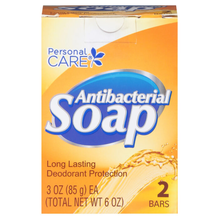 Personal Care, Antibacterial Soap 2 Bars, Case Of 12, 6 Oz - Image 1