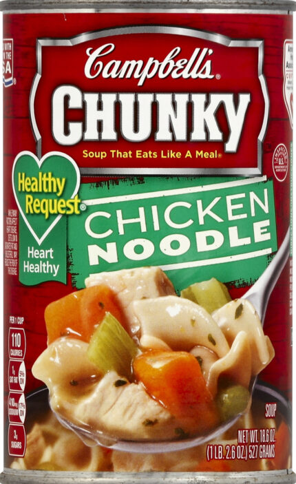 Chunky, Healthy Request Chicken Noodle Soup, Case Of 12, 18.6 Oz