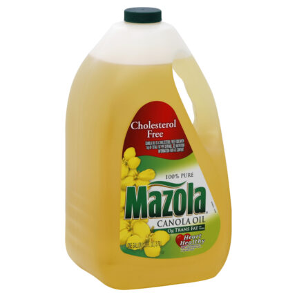 Mazola, Canola Oil Choleserol Free, Case Of 6, 128 Fl Oz