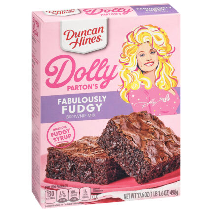 Duncan Hines, Dolly Parton'S Fabulously Fudgy Brownie Mix, Case Of 12, 17.6 Oz
