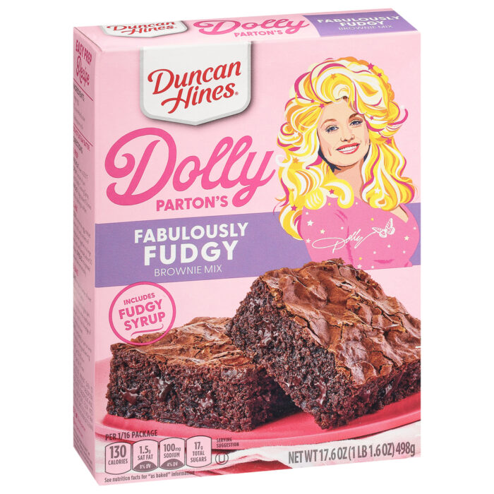 Duncan Hines, Dolly Parton'S Fabulously Fudgy Brownie Mix, Case Of 12, 17.6 Oz - Image 1
