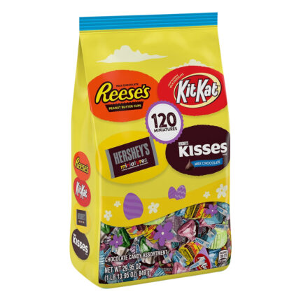 Hershey'S, Reese'S Kit Kat And Miniatures Chocolate Assortment Candy Easter 120 Pieces, Case Of 8, 29.95 Oz