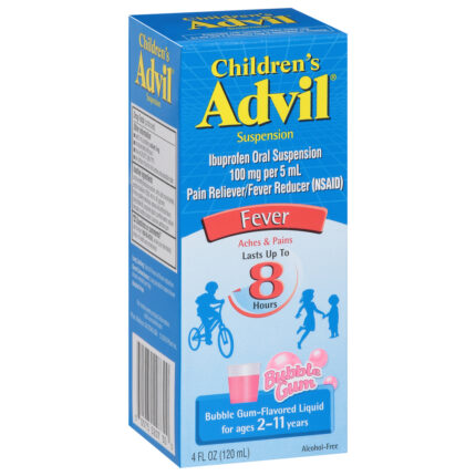 Advil, Children'S Fever Oral Suspension, Case Of 3, 4 Oz