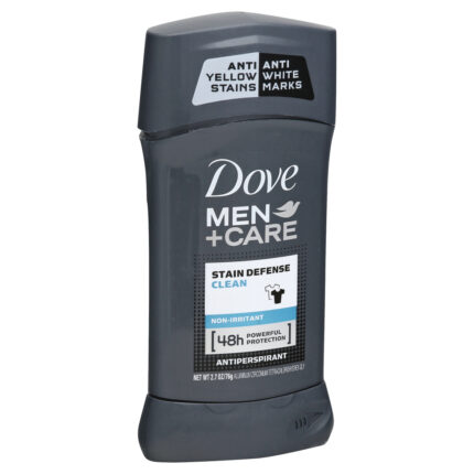 Dove, Stain Defense Clean Clean Antiperspirant, Case Of 6, 2.7 Oz