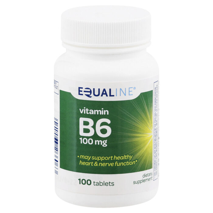 Equaline, Vitamin B6 100Mg Tablets, Case Of 3, 100 Ct - Image 1