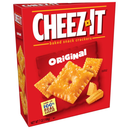 Cheez-It, Original Baked Snack Crackers, Case Of 12, 7 Oz
