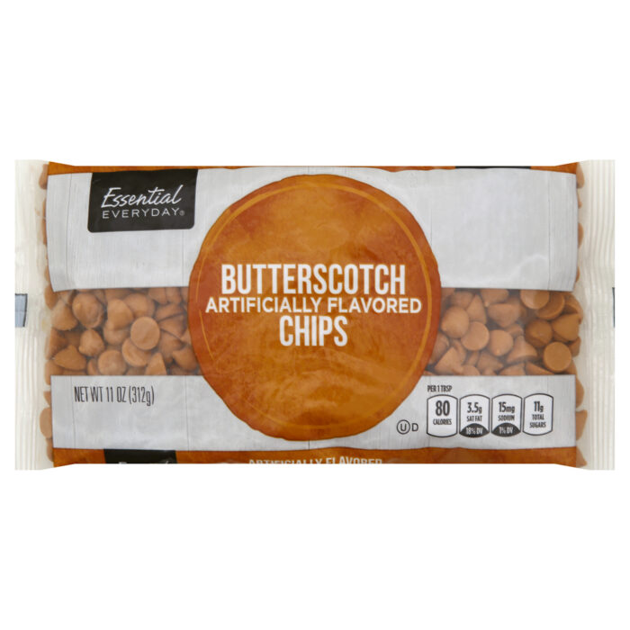 Essential Everyday, Butterscotch Baking Chips, Case Of 12, 11 Oz - Image 1
