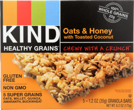 Kind Bar 5Pk Grnla Oat Hny Cocon 6.20 Oz