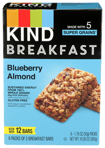 Kind Bar Blbrry Almnd Brkfst 10.58 Oz
