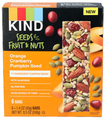 Kind Bar Ornge Cb Pmpkn Seed 8.50 Oz