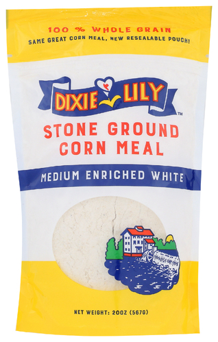 Dixie Lily Corn Meal Stn Grnd Med 20 Oz