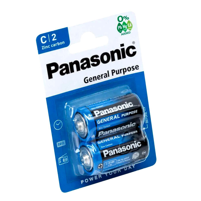 Panasonic Batteries C2 General Purpose Zinc Carbon - Image 1