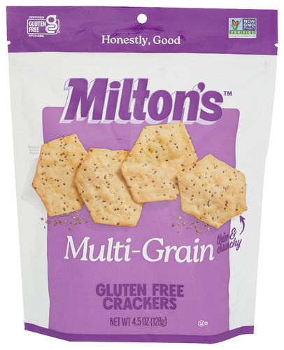 Miltons Cracker Bkd Mltigrn 4.50 Oz