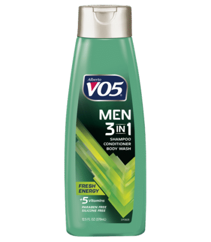 Alberto VO5 Men 3-In-1 Fresh Energy Shampoo, Conditioner & Body Wash 15 Oz