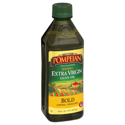 Pompeian, 100% Spanish Bold Extra Virgin Olive Oil, Case Of 12, 16 Fl Oz