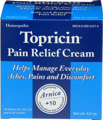 Topricin Pain Relief Cream 4 Oz