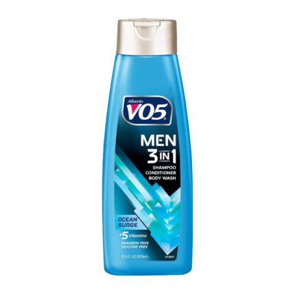 Alberto VO5 Men 3-In-1 Ocean Surge Shampoo, Conditioner & Body Wash 12.5 Oz