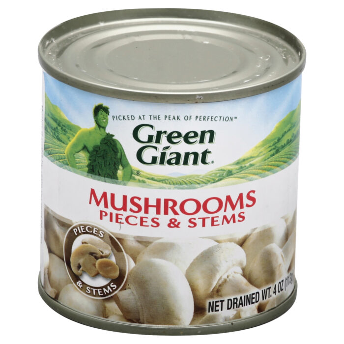 Green Giant, Mushrooms Pieces And Stems, Case Of 24, 4 Oz - Image 1