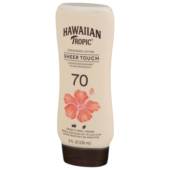 Hawaiian Tropic, Sheer Touch Sunscreen Lotion, Case Of 3, 8 Fl Oz - Image 1