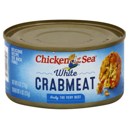 Chicken Of The Sea, Crabmeat White, Case Of 12, 4 Oz
