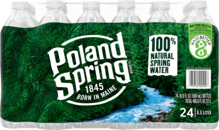 Poland Spring Water,.5 Liter 24/.5Ltr