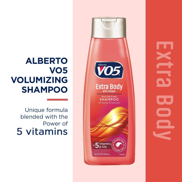 Alberto VO5 Extra Body Volumizing Shampoo 12.5 Oz - Image 6