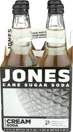 Jones Soda 4Pk Cream 48 Fo